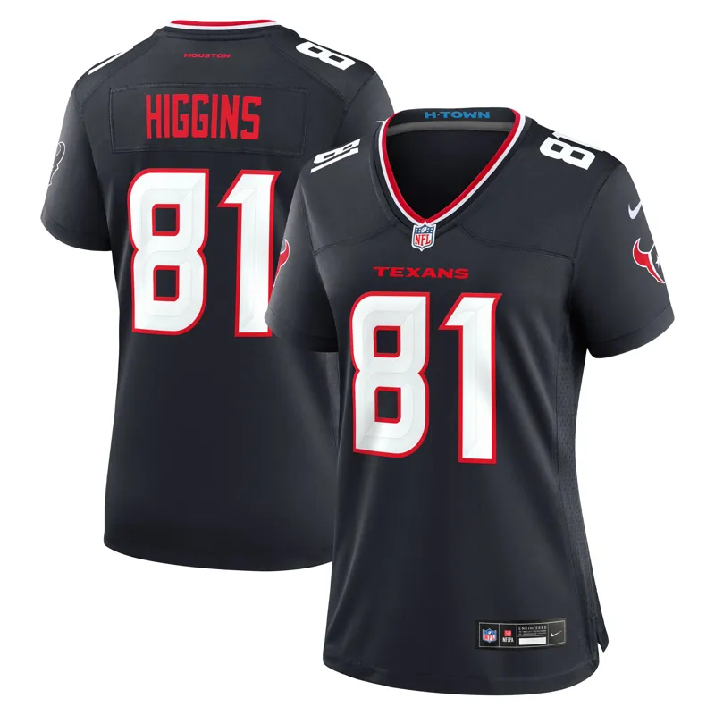 Houston Texans Jersey Jalen Pitre White Game Jersey - Image 5