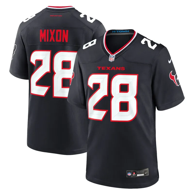 Houston Texans Jersey Jaylin Noel Navy Team Game Jersey - Image 3
