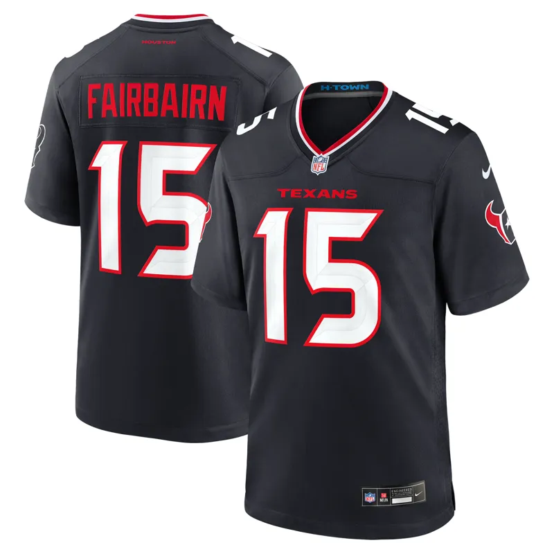 Houston Texans Jersey Kai Kroeger Navy Team Game Jersey - Image 3
