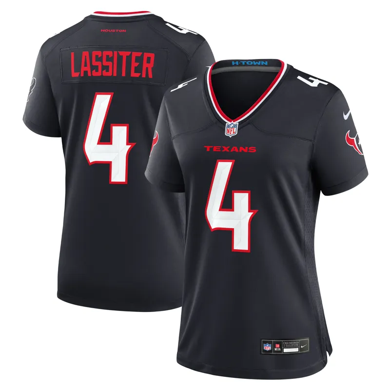 Houston Texans Jersey Kai Kroeger Navy Team Game Jersey - Image 5