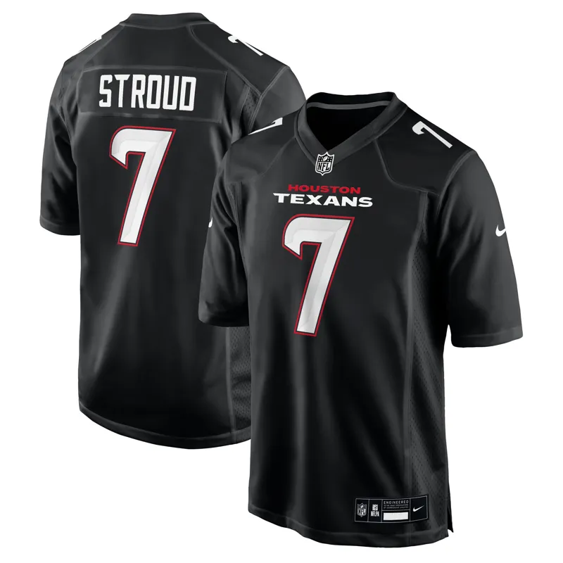 Houston Texans Jersey Logan Hall Navy Team Game Jersey - Image 2