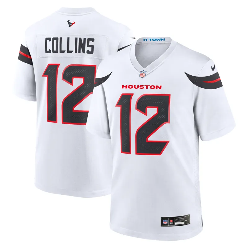 Houston Texans Jersey Nico Collins Navy Team Vapor Fuse Limited Jersey - Image 5