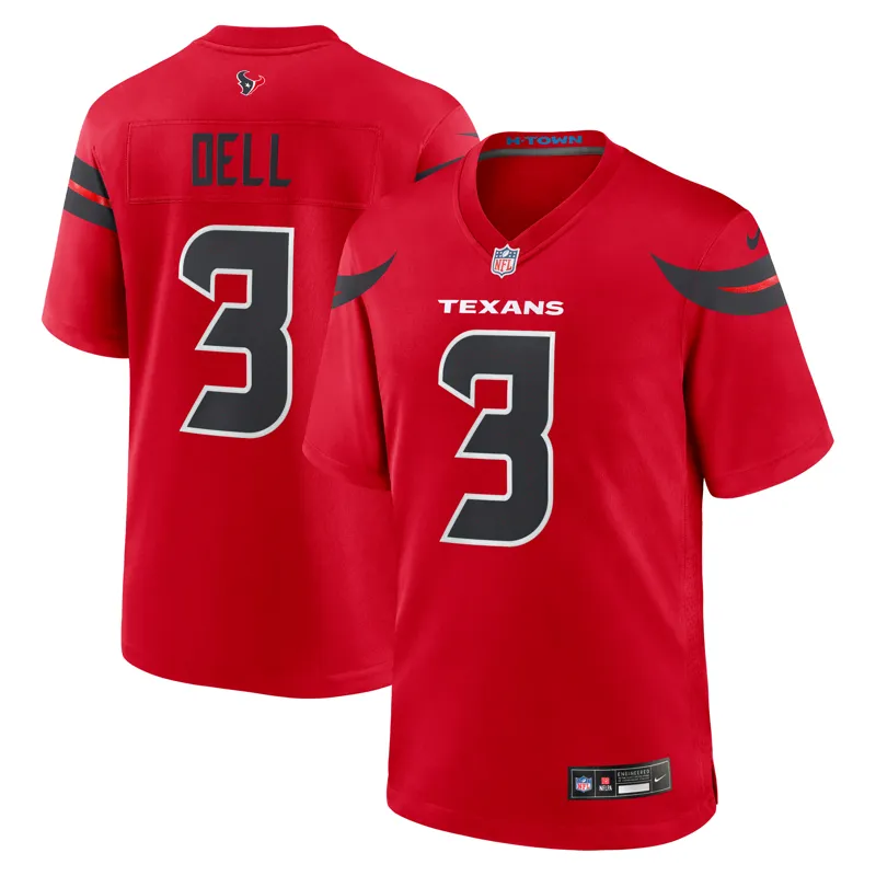 Houston Texans Jersey Tank Dell Navy Player Jersey - Image 3
