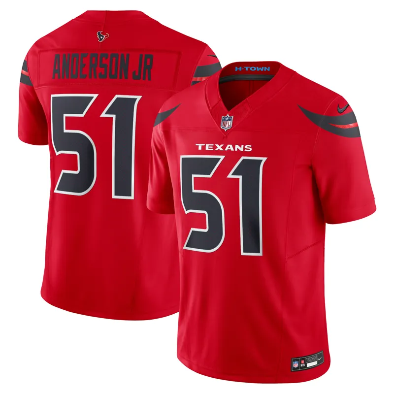 Houston Texans Jersey Will Anderson Jr Red Alternate Vapor Fuse Limited Jersey