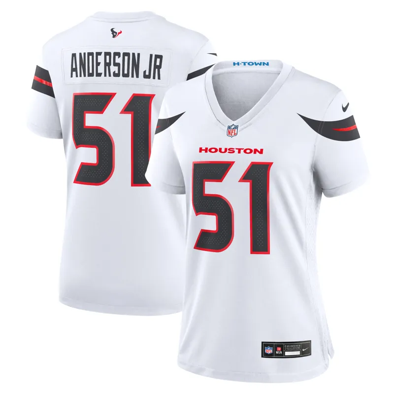 Houston Texans Jersey Will Anderson Jr White Game Jersey