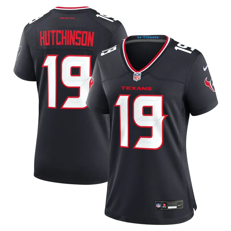 Houston Texans Jersey Woody Marks Navy Team Game Jersey - Image 3