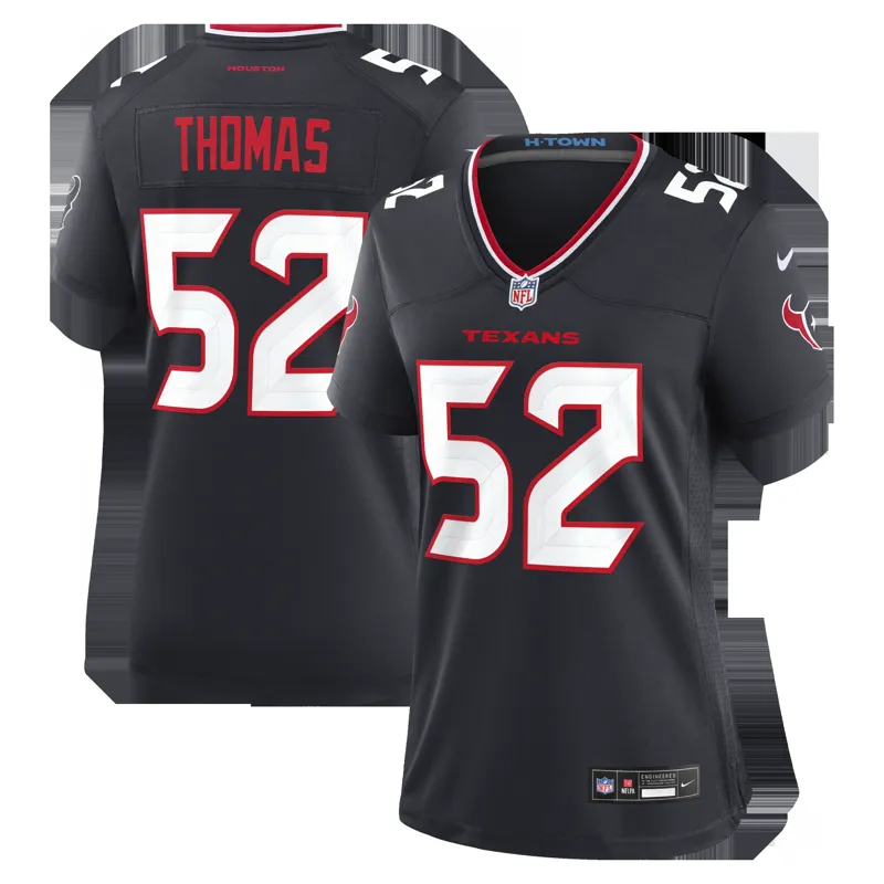 Houston Texans Jersey Woody Marks Navy Team Game Jersey - Image 4