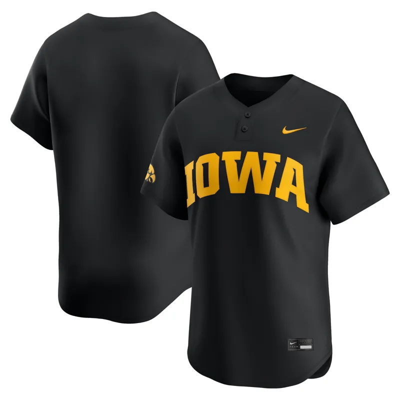 Iowa Hawkeyes Jersey Black Home Limited Jersey