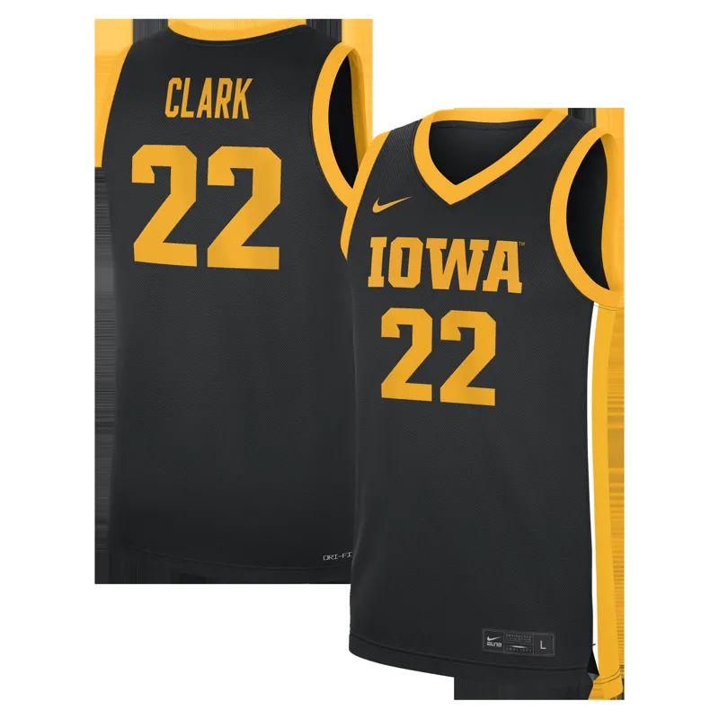 Iowa Hawkeyes Jersey Black Home Limited Jersey - Image 2