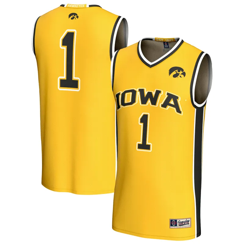 Iowa Hawkeyes Jersey Gameday Greats Black Lightweight Collegiate Jersey - Image 5