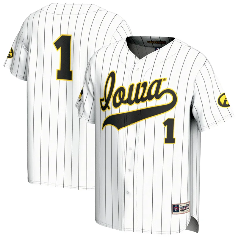 Iowa Hawkeyes Jersey Gameday Greats White Lightweight Collegiate Jersey - Image 3