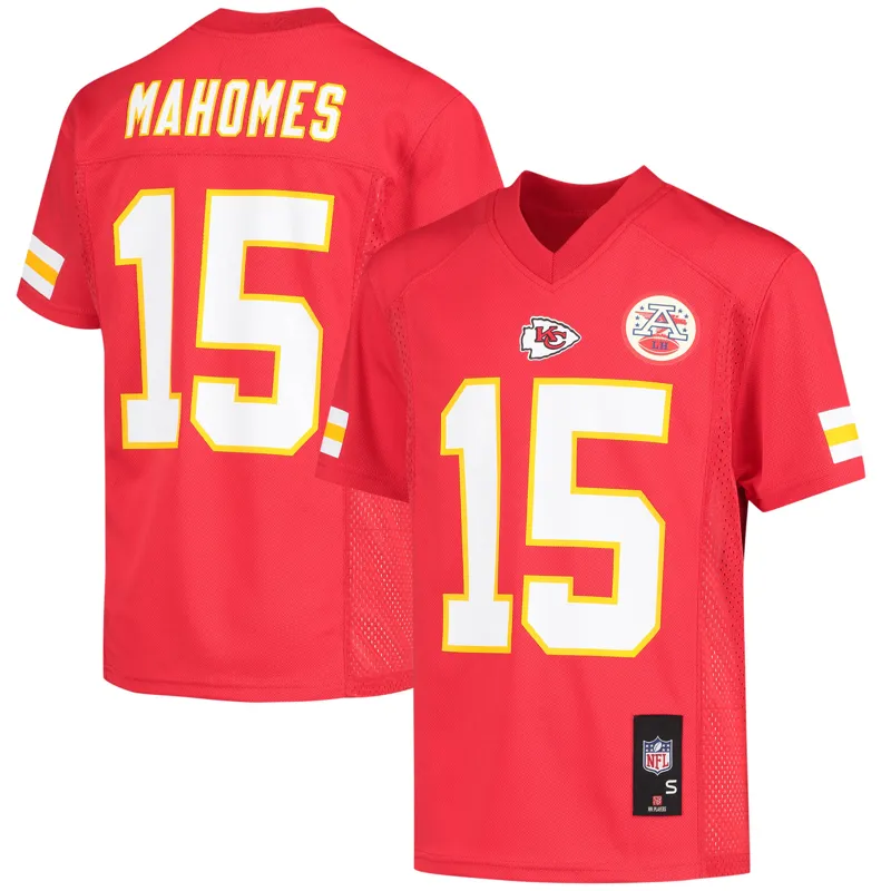 Kansas City Chiefs Jersey Patrick Mahomes Red Player Jersey
