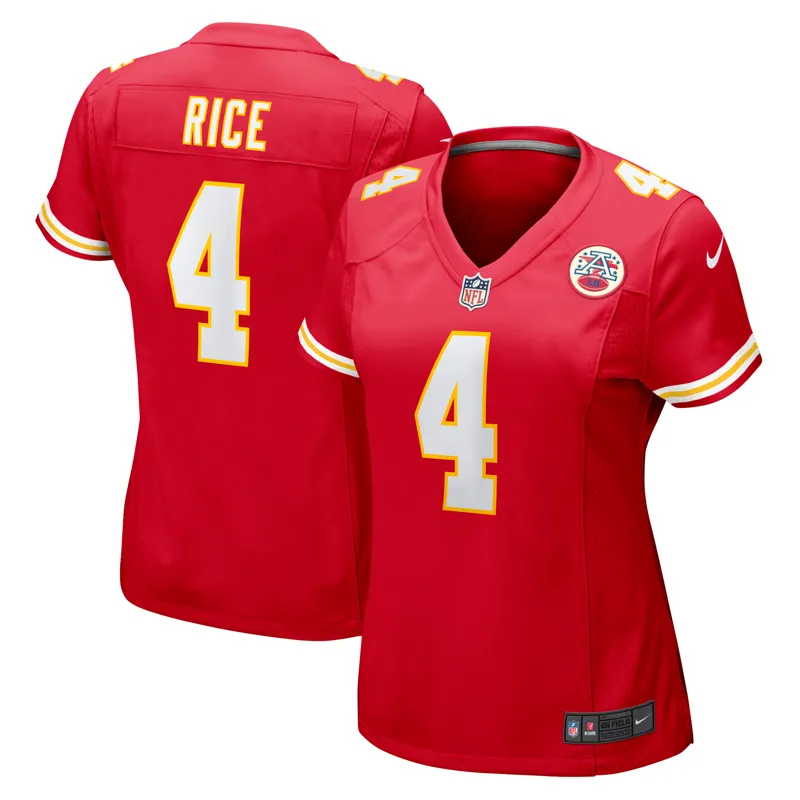 Kansas City Chiefs Jersey Rashee Rice Red Game Jersey