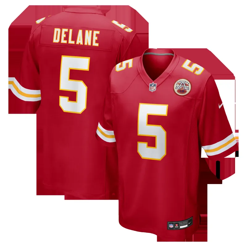 Kansas City Chiefs Jersey Rashee Rice Red Game Jersey - Image 3