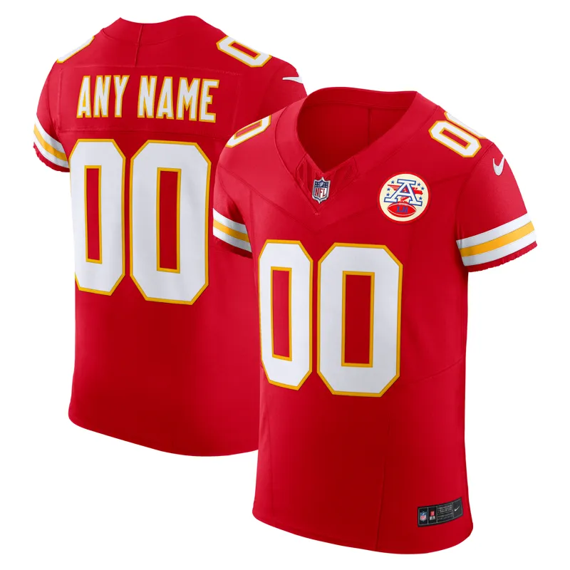 Kansas City Chiefs Jersey Red Vapor Fuse Elite Custom Jersey