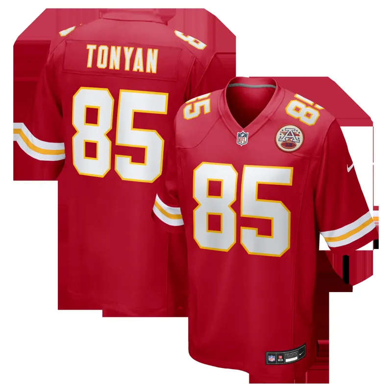 Kansas City Chiefs Jersey Red Vapor Fuse Elite Custom Jersey - Image 3