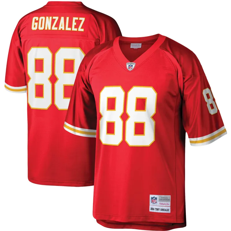 Kansas City Chiefs Jersey Tony Gonzalez Red Legacy Jersey