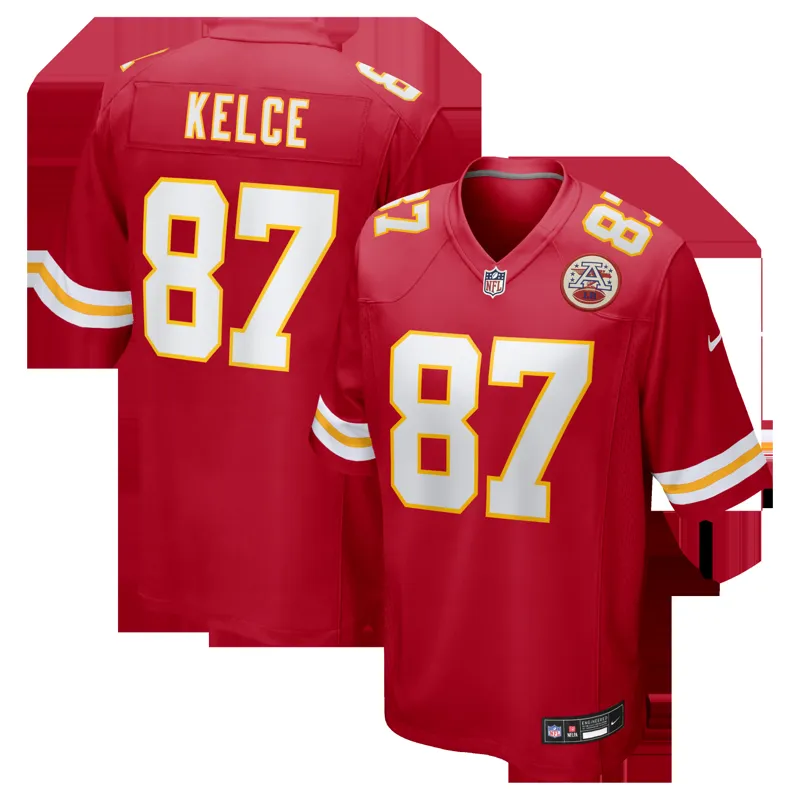 Kansas City Chiefs Jersey Tony Gonzalez Red Legacy Jersey - Image 5