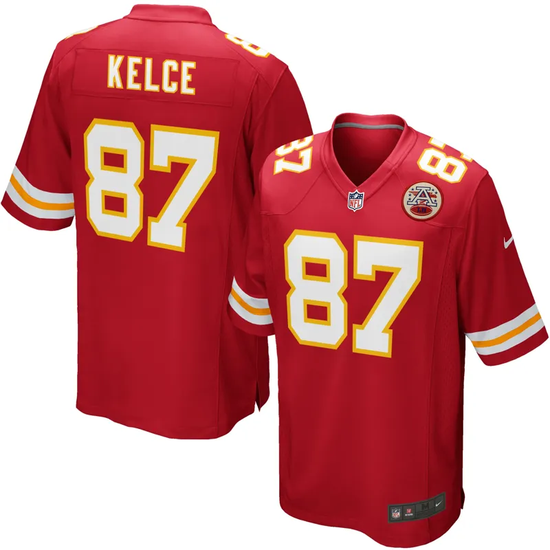 Kansas City Chiefs Jersey Tony Gonzalez Red Legacy Jersey - Image 4