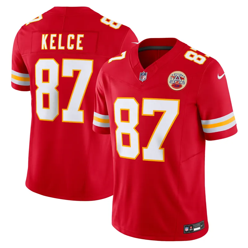 Kansas City Chiefs Jersey Travis Kelce Red Game Jersey - Image 3