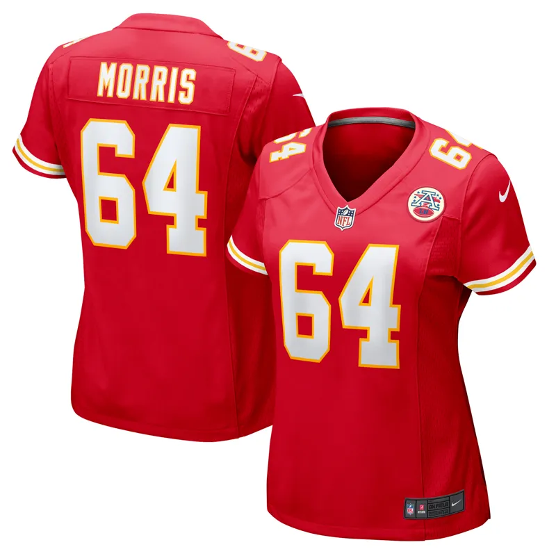 Kansas City Chiefs Jersey Wanya Morris Red Game Jersey
