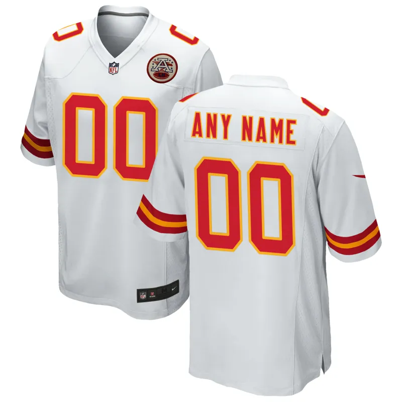 Kansas City Chiefs Jersey Wanya Morris Red Game Jersey - Image 3
