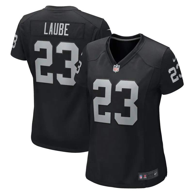 Las Vegas Raiders Jersey Dylan Laube Black Game Jersey