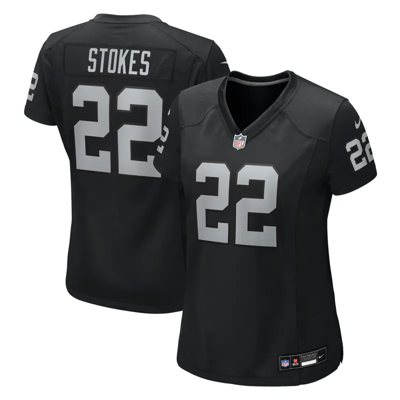 Las Vegas Raiders Jersey Elandon Roberts Black Team Game Jersey - Image 2
