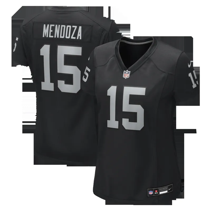 Las Vegas Raiders Jersey Fernando Mendoza Black Team Game Player Jersey