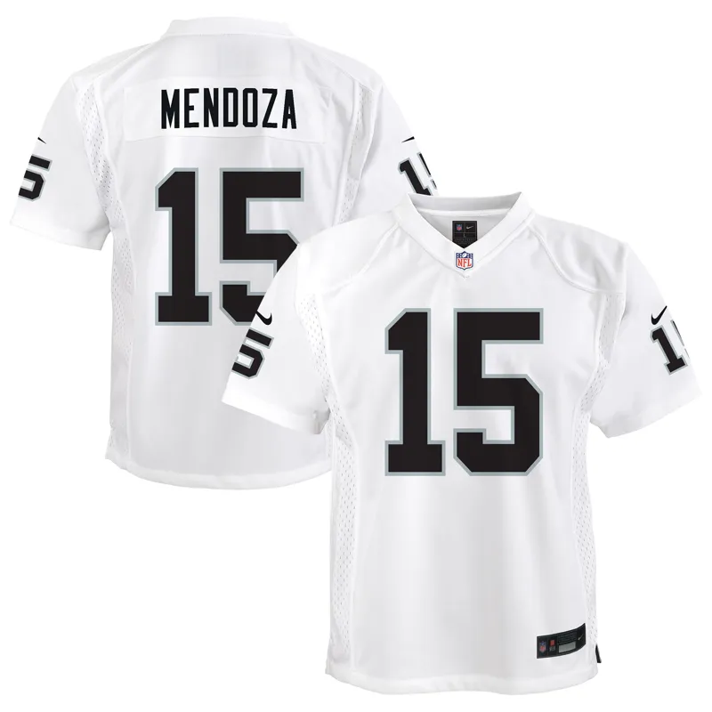 Las Vegas Raiders Jersey Fernando Mendoza Black Team Game Player Jersey - Image 5