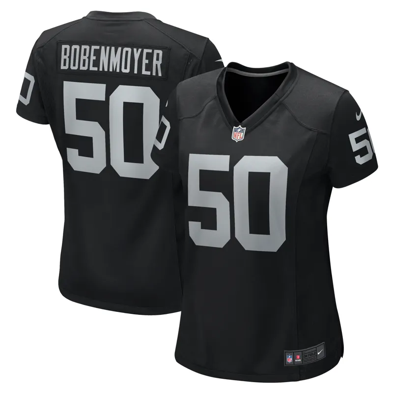 Las Vegas Raiders Jersey Jack Bech Black Team Game Jersey - Image 4