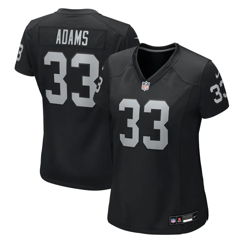 Las Vegas Raiders Jersey Jamal Adams Black Team Game Jersey