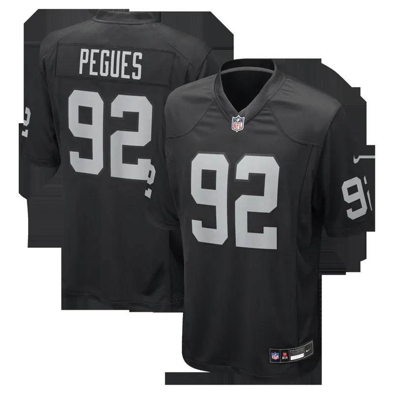 Las Vegas Raiders Jersey Jamal Adams Black Team Game Jersey - Image 5