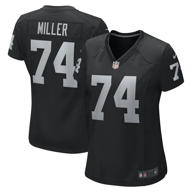 Las Vegas Raiders Jersey Justin Shorter Black Team Game Jersey - Image 4
