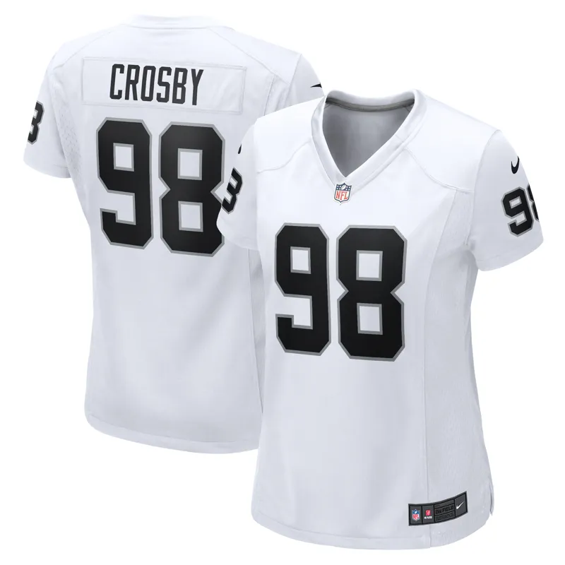 Las Vegas Raiders Jersey Maxx Crosby Black Game Jersey - Image 5