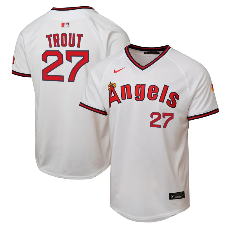 Los Angeles Angels Jersey Mike Trout Red Alternate Jersey - Image 5