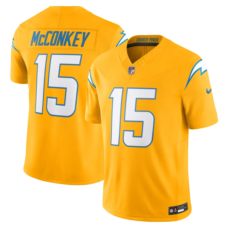 Los Angeles Chargers Jersey Ladd Mcconkey Gold Alternate Charger Power Game Player Jersey - Image 2