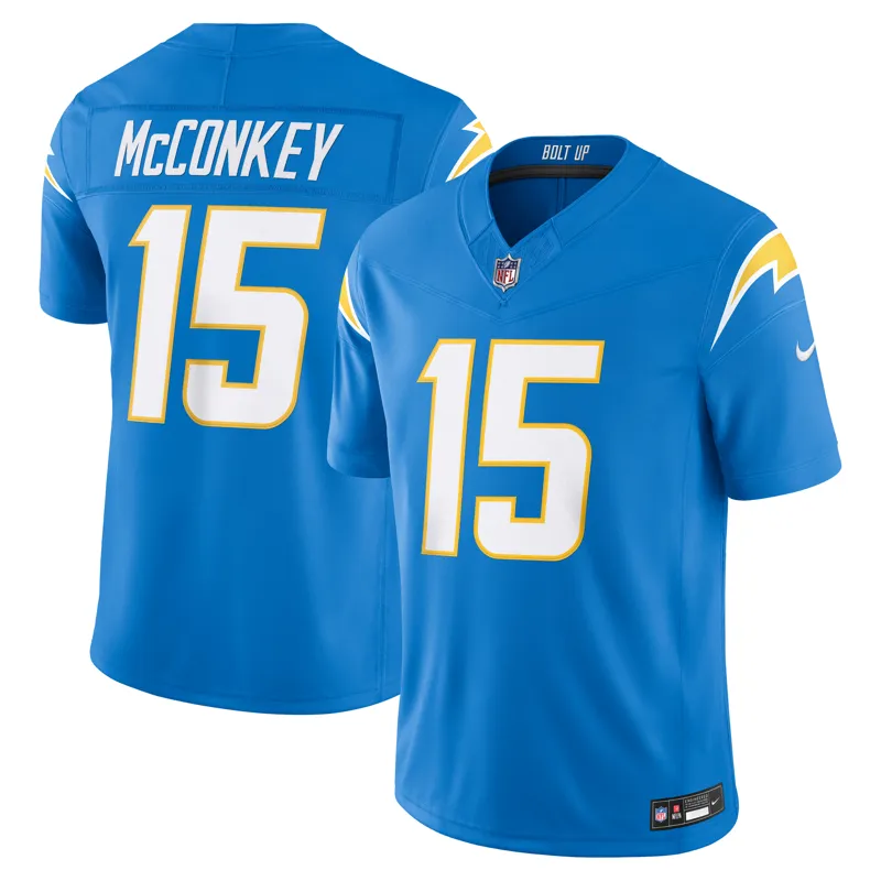 Los Angeles Chargers Jersey Ladd Mcconkey Powder Blue Team Vapor Fuse Limited Jersey - Image 2