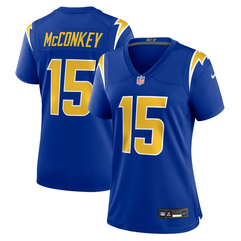 Los Angeles Chargers Jersey Ladd Mcconkey Powder Blue Team Vapor Fuse Limited Jersey - Image 3