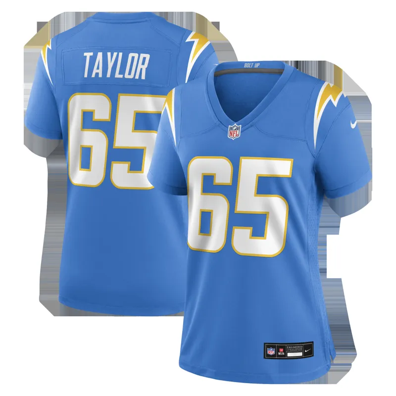 Los Angeles Chargers Jersey Logan Taylor Powder Blue Team Game Jersey