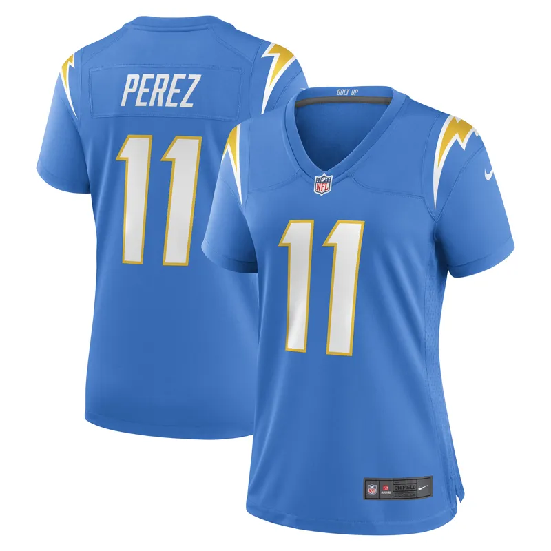 Los Angeles Chargers Jersey Logan Taylor Powder Blue Team Game Jersey - Image 2