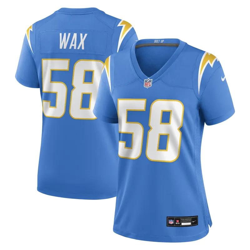 Los Angeles Chargers Jersey Logan Taylor Powder Blue Team Game Jersey - Image 4