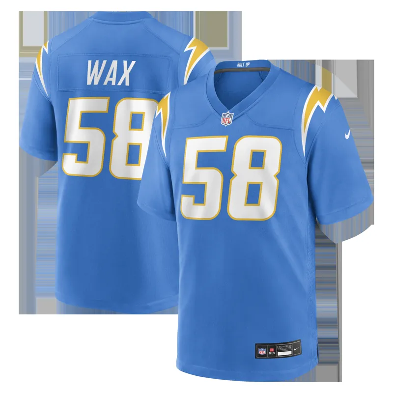 Los Angeles Chargers Jersey Logan Taylor Powder Blue Team Game Jersey - Image 3