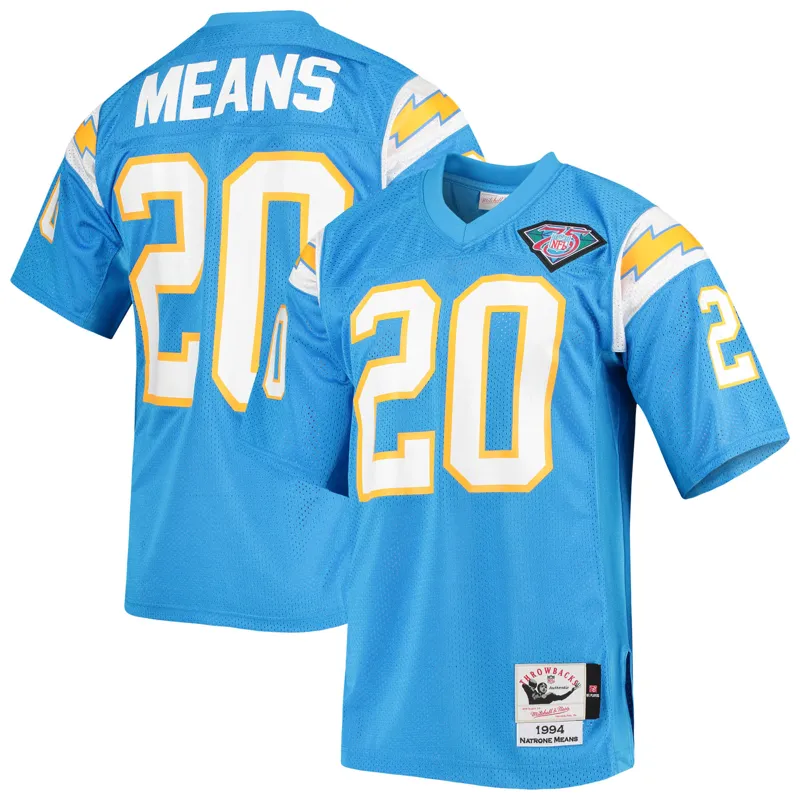 Los Angeles Chargers Jersey Najee Harris Powder Blue Game Player Jersey - Image 2