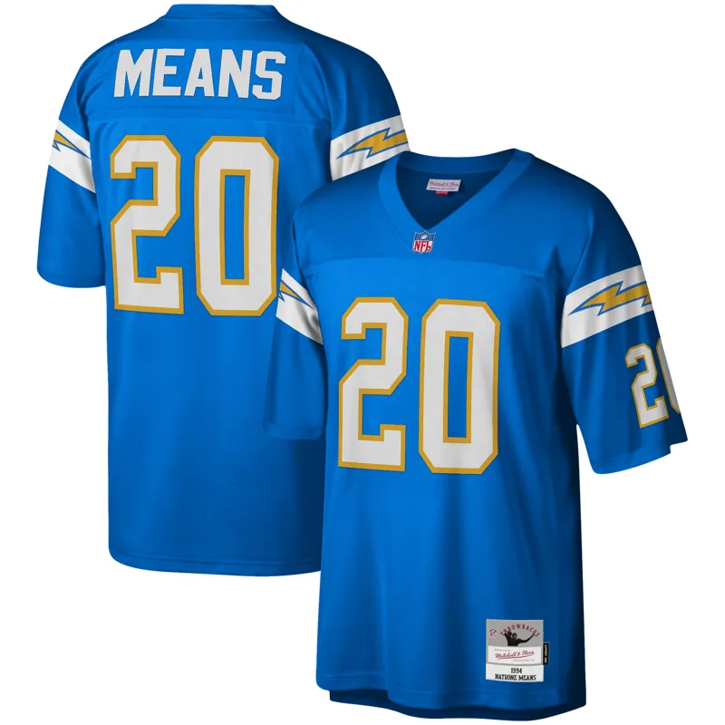 Los Angeles Chargers Jersey Najee Harris Powder Blue Game Player Jersey - Image 3