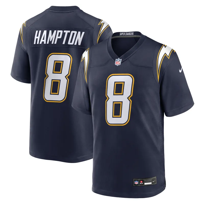 Los Angeles Chargers Jersey Omarion Hampton Gold Alternate Charger Power Game Player Jersey - Image 4