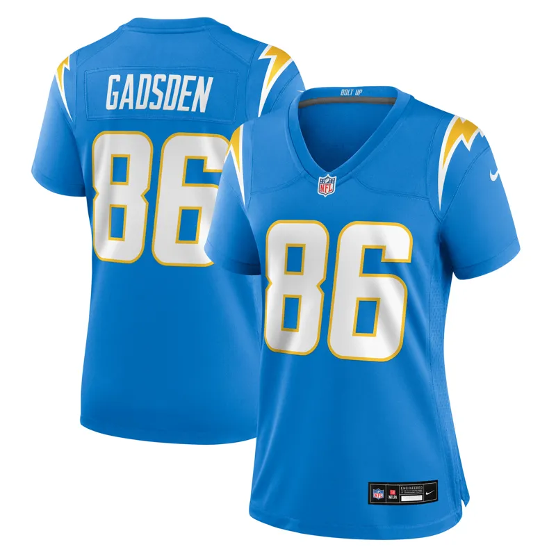 Los Angeles Chargers Jersey Oronde Gadsden Powder Blue Team Game Jersey - Image 2
