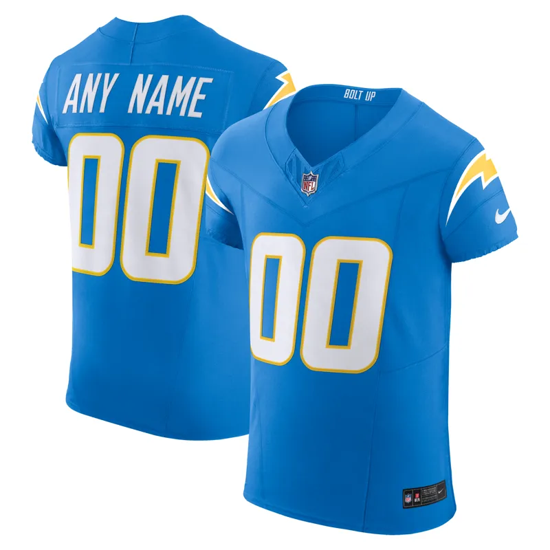 Los Angeles Chargers Jersey Oronde Gadsden Powder Blue Team Game Jersey - Image 3