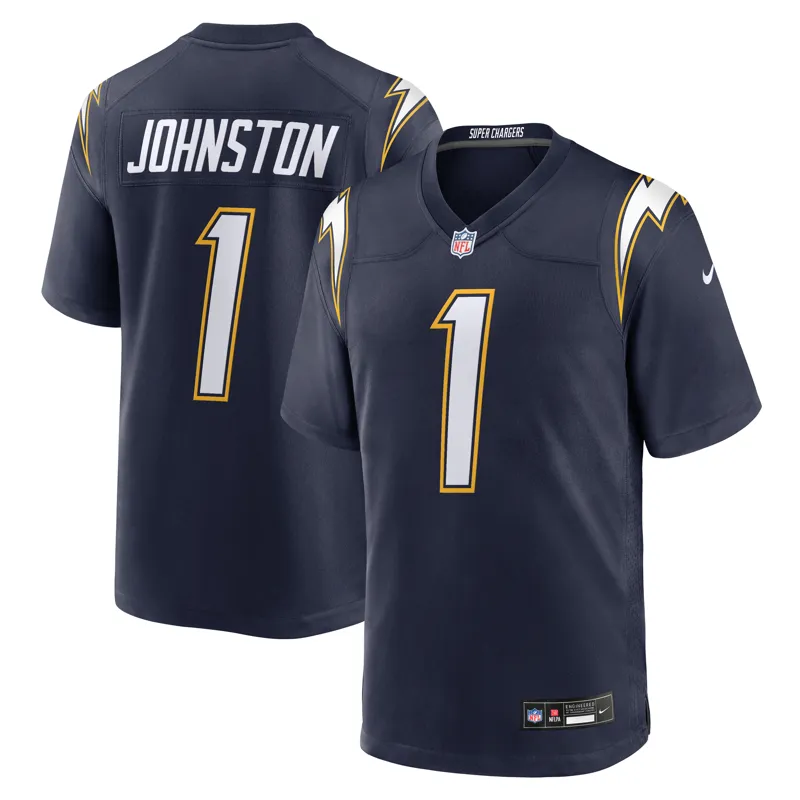 Los Angeles Chargers Jersey Quentin Johnston Gold Alternate Charger Power Game Player Jersey - Image 5