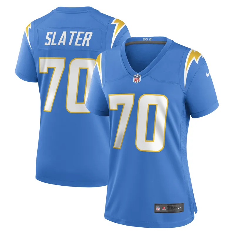 Los Angeles Chargers Jersey Rashawn Slater Powder Blue Game Jersey